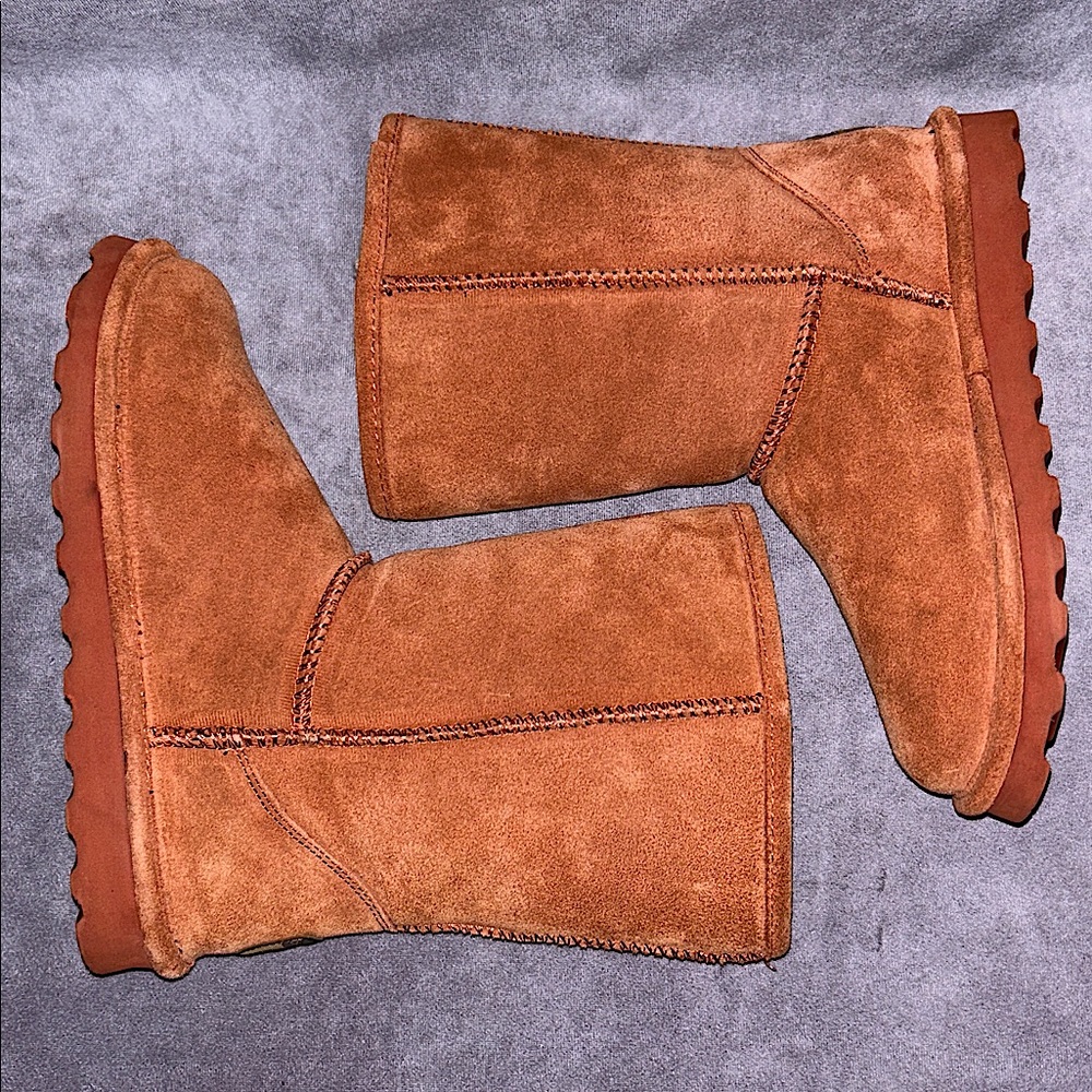 BEARPAW “Elle” Suede Short Boots with Wool Lining - Picture 5 of 12